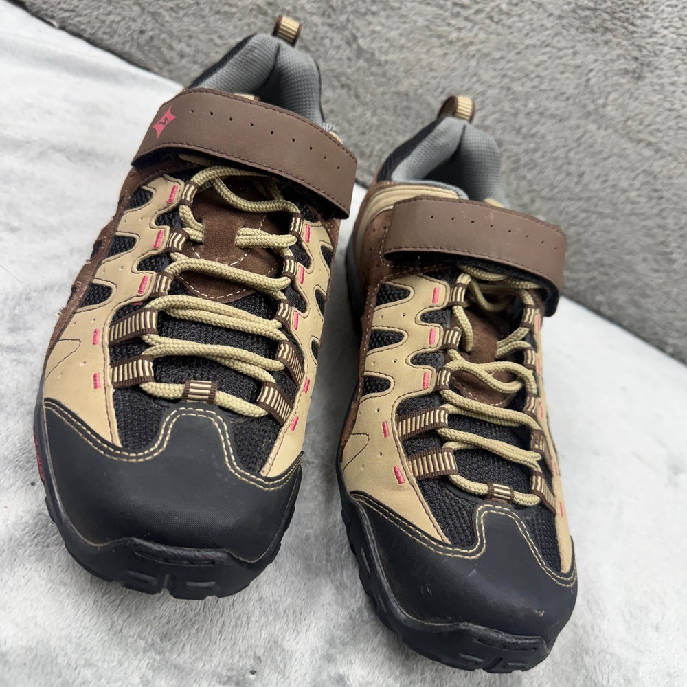 Specialized Taho MTB Shoes Womens 10.5 Brown Tan 2-Bolt SPD Cycling Excellent‎